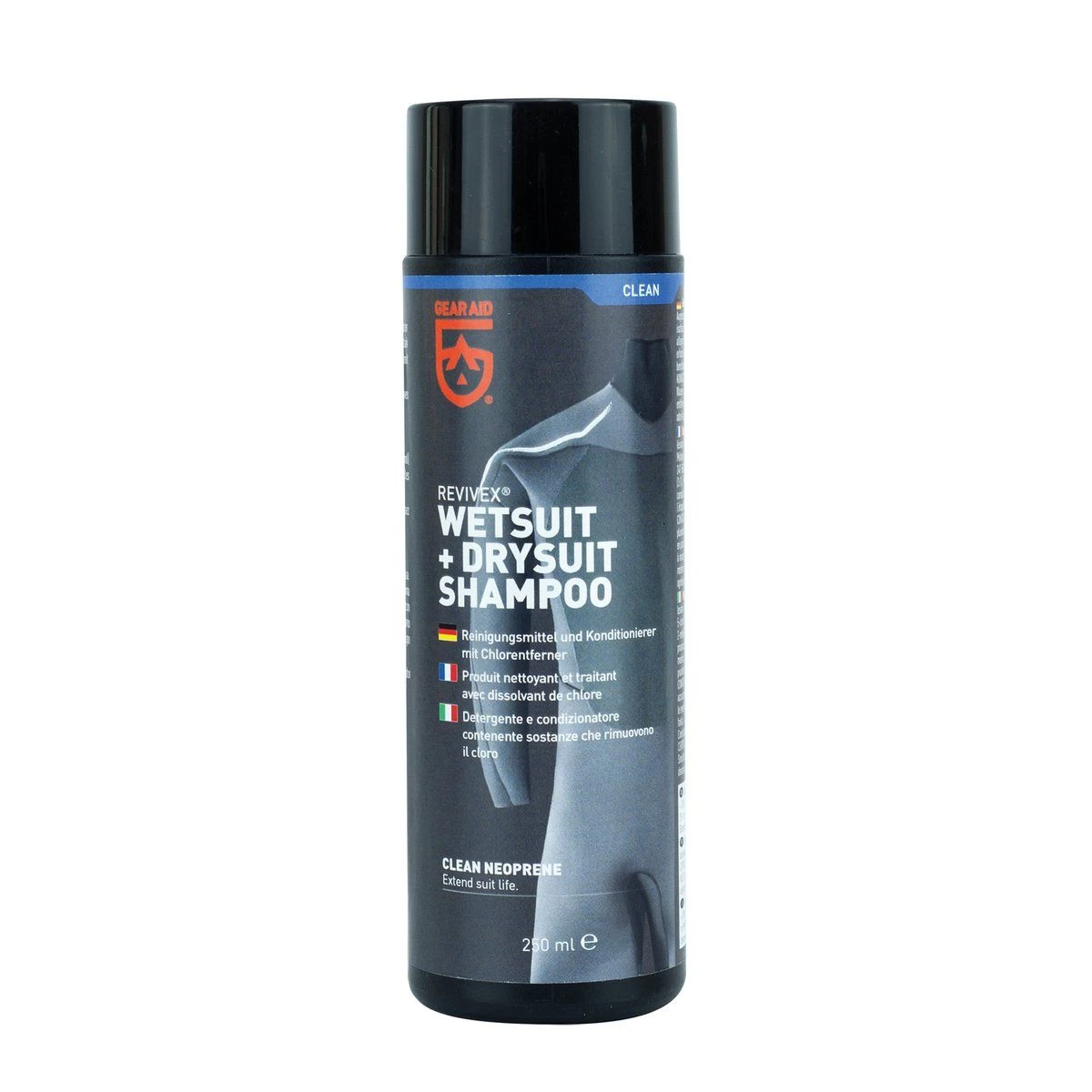 Gear Aid Wetsuit + Drysuit Shampoo - 250ml 3 Gear Aid Wetsuit + Drysuit Shampoo - 250ml