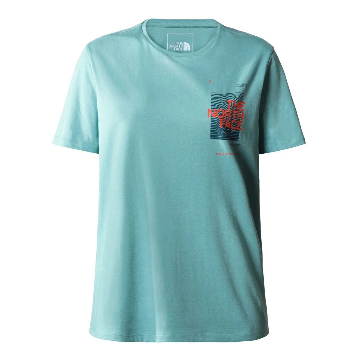 THE NORTH FACE Foundation Grafic Tee Reef Waters 3 THE NORTH FACE Foundation Grafic Tee Reef Waters