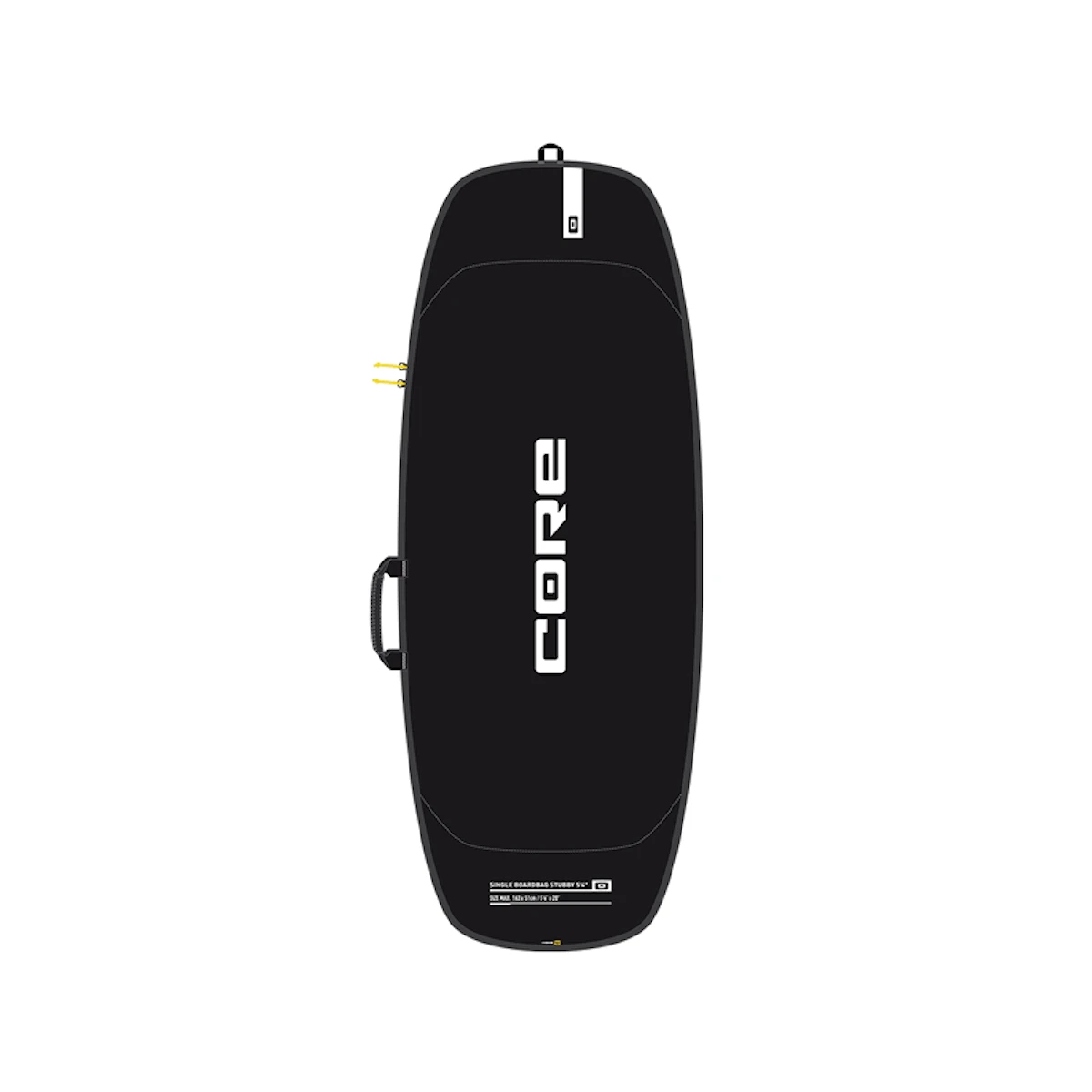 CORE Single Boardbag Stubby 5‘4“ - Kitesurf Boardbag 3 CORE Single Boardbag Stubby 5‘4“ - Kitesurf Boardbag