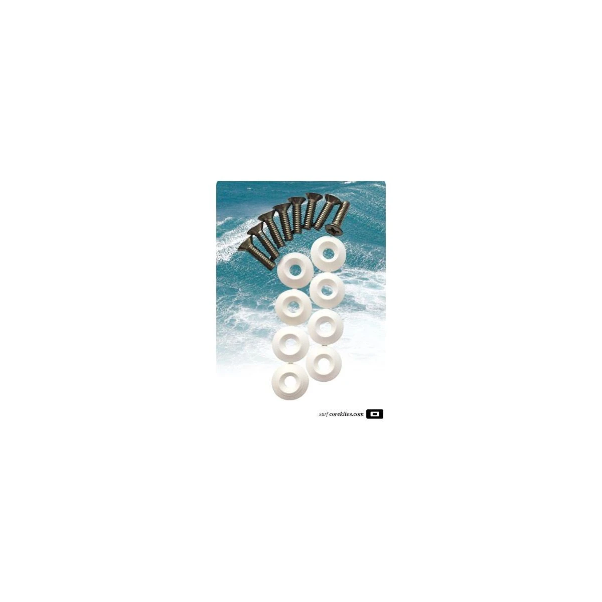 CORE Fin Screw Set And Washers, M6x18 Or M6x22 3 CORE Fin Screw Set And Washers, M6x18 Or M6x22