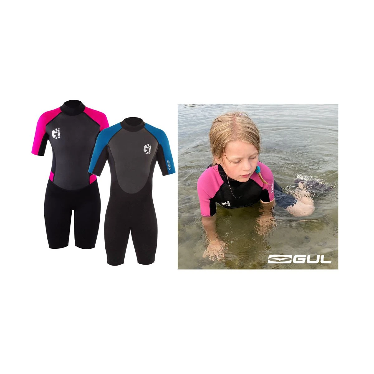 GUL G-Force 3/2 Mm Neopren Våddragt Shortie - Junior 5 GUL G-Force 3/2 Mm Neopren Våddragt Shortie - Junior - Billede 3