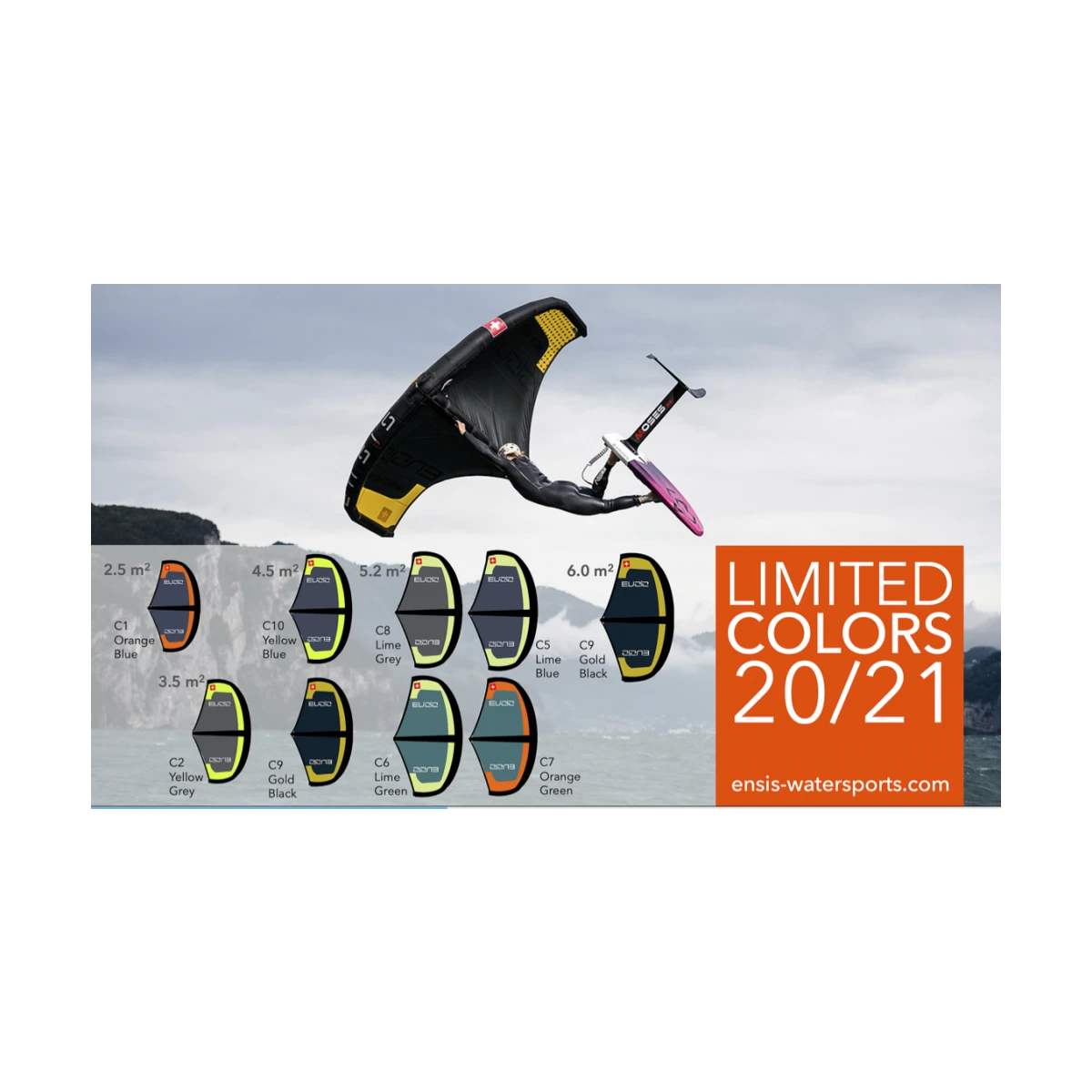 Ensis Wing High Performance Freeride/Wave/Freestyle Surf Wing 7 Ensis Wing High Performance Freeride/Wave/Freestyle Surf Wing - Billede 5