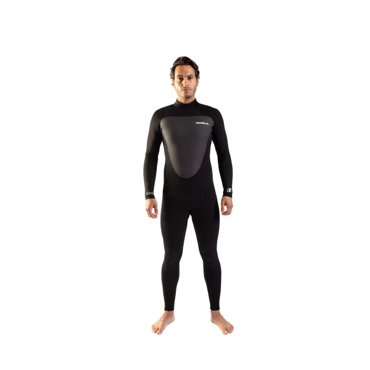 Gul Response BackZip 5/3 Neopren Våddragt 3 Gul Response BackZip 5/3 Neopren Våddragt