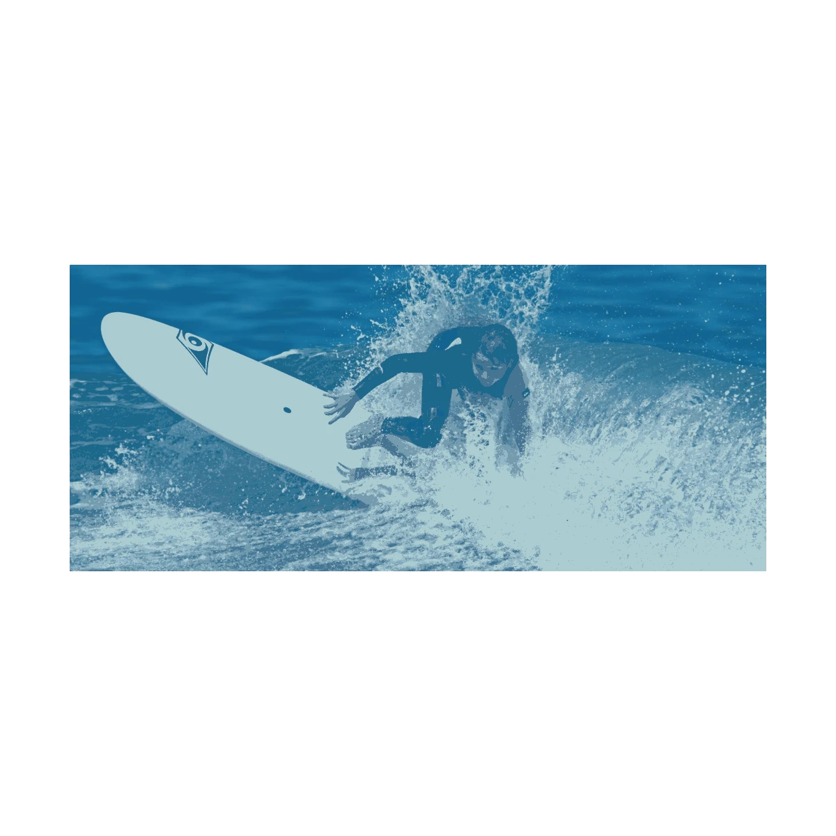 Bic Sport BIC Paint Shortboard 6'0 Softboard Surfboard 5 Bic Sport BIC Paint Shortboard 6'0 Softboard Surfboard - Billede 3